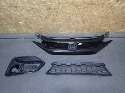 Решётка радиатора решётка радиатора решётка honda civic x lift 19- фото №1