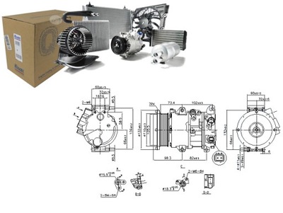 Nissens компресор кондиціонера toyota camry sedan фото №1