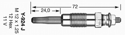 ŽVAKĖ KAITINIMO D-POWER 7906 