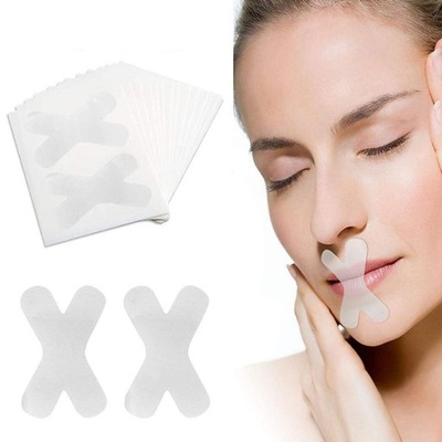 100pcs Anti Snore Sleep Strips Mouth Tape Nose