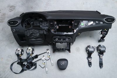 Opel crossland x панель приладів консоль подушки безпеки ремені натягувачі подушка безпеки фото №1