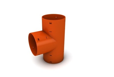 Trójnik drenarski 100 mm