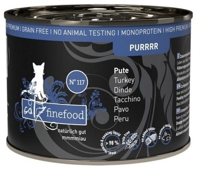 Catz Finefood Purrrr N.117 Indyk mokra karma 200g