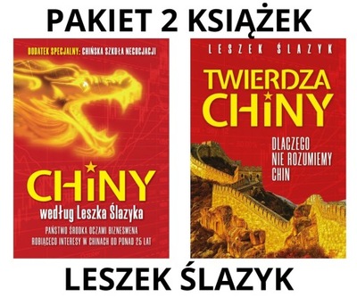 Leszek Ślazyk - pakiet 2 książek o Chinach