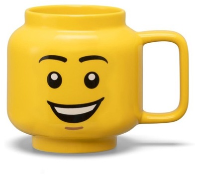 LEGO Chłopiec Z Uśmiechem Kubek Ceramiczny Mała Głowa