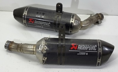 Tłumiki Akrapovic lewy i prawy Kawasaki Z 1000 Z1000 SX 14-17r