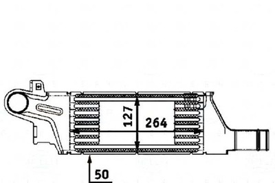Інтеркулер opel corsa c 1,7di behr hella фото №1