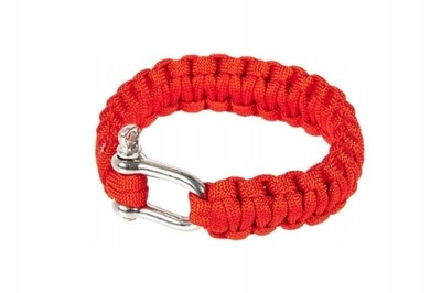 Bransoletka Paracord Element U - czerwona