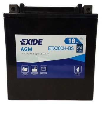 АККУМУЛЯТОР EXIDE YTX20CH-BS