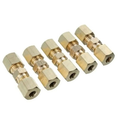 5pcs Brake Line Union Fittings Straight Reduc