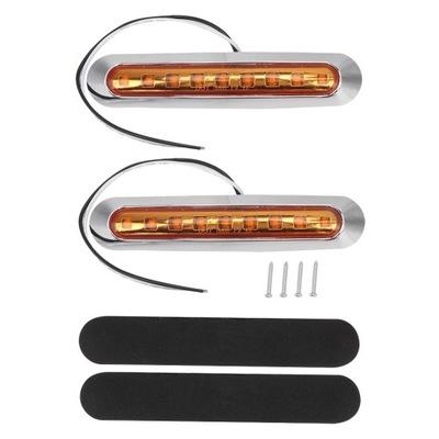 2 ШТ. 9 LED (СВІТЛОДІОД) SIDE MARKER LIGHT SIGNAL WŁĄCZANIE