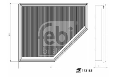 FEBI BILSTEIN FILTRO AIRE BMW 2 G42 3 G20 G80 G28 3 G21 G81 4 G22  