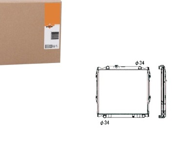 Nrf радиатор двигателя toyota 4 runner land cruiser фото №1