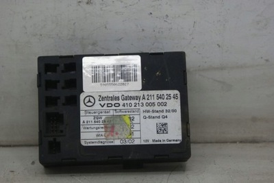 MERCEDES W211 A2115402545 MÓDULO UNIDAD DE CONTROL GATEWAY  