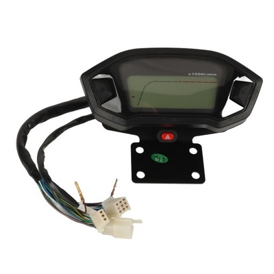 Prędkościomierz motocyklowy LCD cyfrowy obrotomierz przebieg dla 110cc