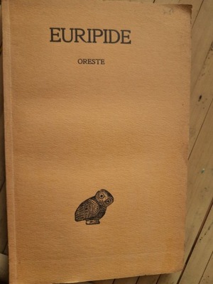 Euripide Oreste, Eurypides Orestes wyd. kryt.