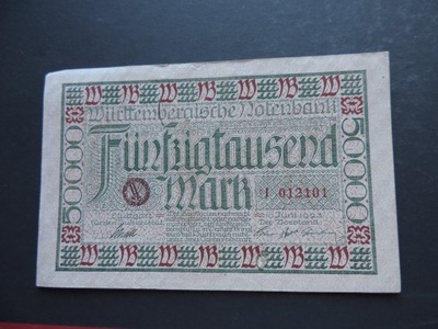 NIEMCY 50 000 MARK 1923