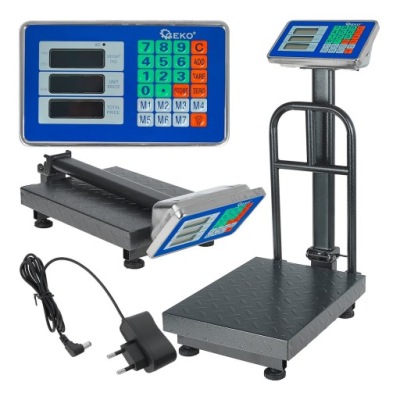 WAGA ELEKTRONICZNA MAGAZYNOWA PRZEMYSŁOWA PLATFORMOWA 150kg LCD