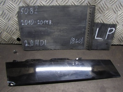 Молдинг вертикальна дверей ліве перед peugeot 508 1 2.0 hdi 10-14 r. фото №1