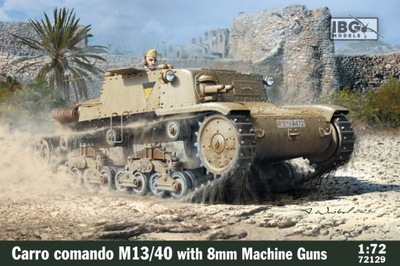 IBG 72129 Czołg Carro Comando M13/40 with 8mm Breda Machine Guns model 1:72