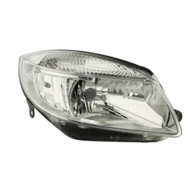 Лампа skoda fabia ii roomster 06-10 фара r фото №1