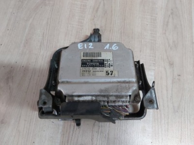 Toyota corolla e12 бортовий комп'ютер двигуна 1,6 vvti фото №1