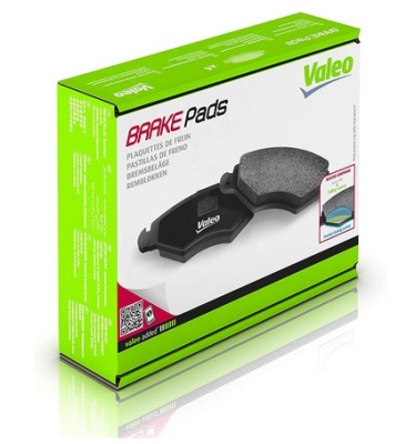 Valeo 601345 тормозные колодки тормозные перед dacia renault clio smart фото №1