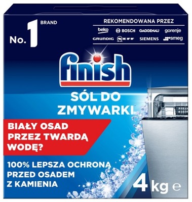 Sól Do Zmywarki FINISH Zabezpieczająca 4 kg