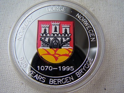 - NORWEGIA --1995 -- 20 Ecu -- SREBRO