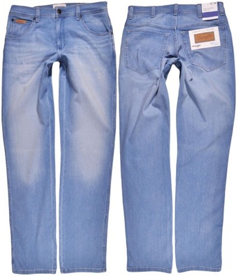 WRANGLER spodnie BLUE jeans TEXAS SLIM _ W35 L34