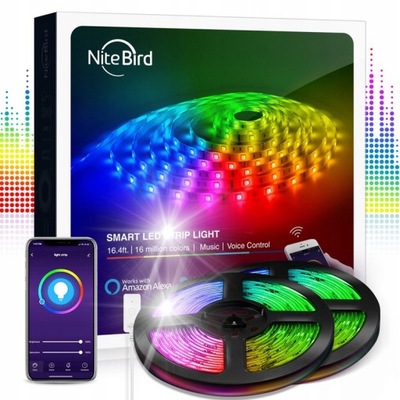 TAŚMA LED SMART NiteBird SL3 (2x5m), Tuya