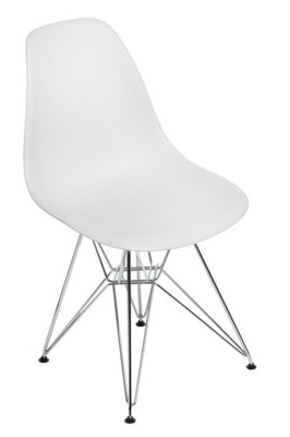 D2.DESIGN Krzesło P016 PP light grey jasne szare