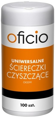 CHUSTECZKI NASĄCZONE UNIWERSALNE OFICIO 100 SZT