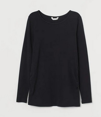 H&M MAMA dżersejowy top bawełna L 40 i145