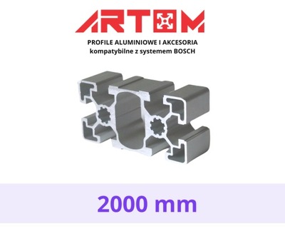 Profil aluminiowy konstrukcyjny 45x90 2000mm