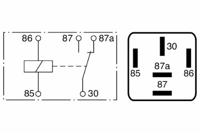 РЕЛЕ 12V 60A VOLVO BOSCH