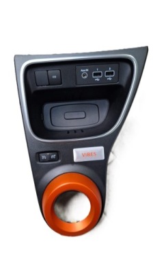 Рамка тунель тунель usb renault twingo iii рестайлінг  969127415r 280231553r фото №1