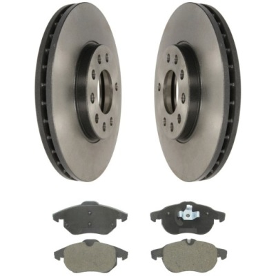 Гальмівні диски гальмівні колодки перед до astra g h zafira a b 5śrub фото №1