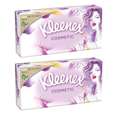 Chusteczki higieniczne KLEENEX Cosmetic 2x 80szt