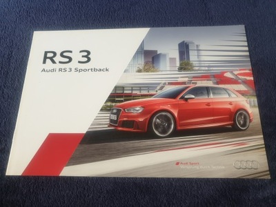 ----> Prospekt Audi RS3 Sportback - 01/2015 ! ! ! 