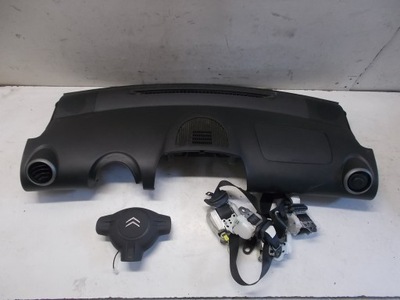 Citroen c1 панель приладів консоль подушка безпеки ремені комплект оригінал фото №1