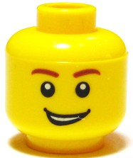LEGO GŁOWA GŁÓWKA UŚMIECH 3626bpb0405