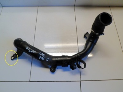 Vw golf vi skoda rapid 1.6tdi труба интеркулер 6r0145762 фото №1