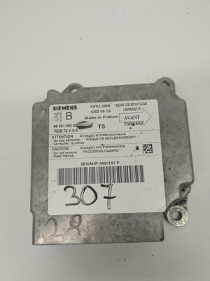 Модуль блок управления датчик подушка безопасности peugeot 9650109280 фото №1