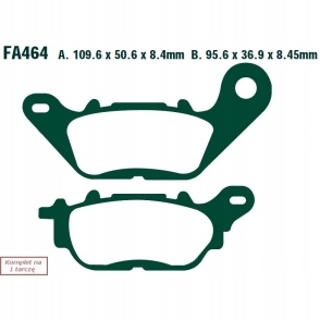 ZAPATAS DE FRENADO EBC FA464  