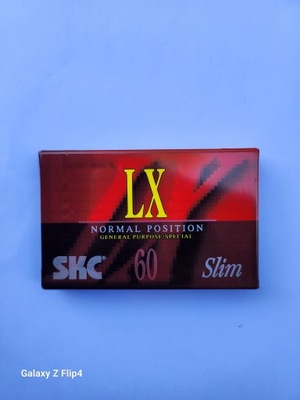 Kaseta magnetofonowa SKC LX60 SLIM AUDIO NOWA