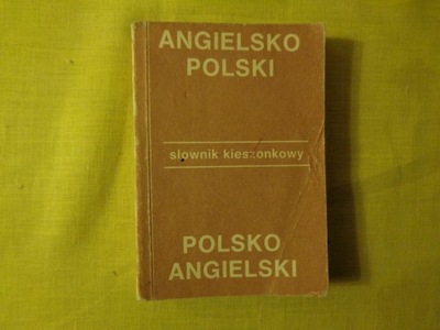 Słownik kieszonkowy angielsko-polski, polsko-ang.