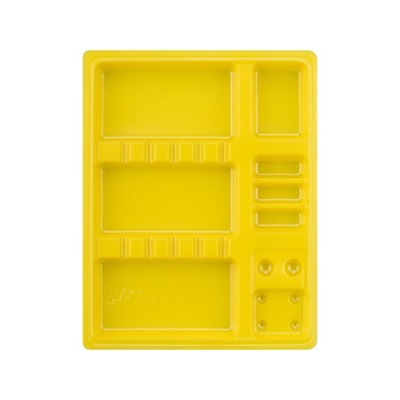 Tacki jednorazowe kolorowe HYGOMED 100 szt żółte