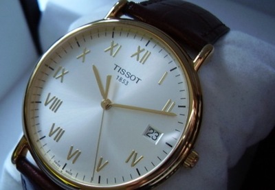 Piękny złoty zegarek Tissot Carson 18K 0,750