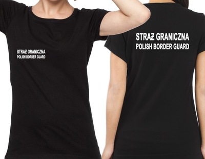 Koszulka Straż Graniczna damska służbowa 2XL